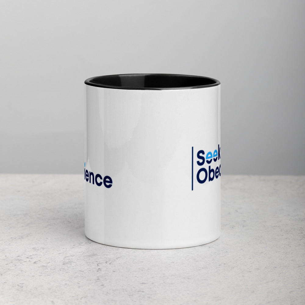 Seek Obedience Mug with Color Inside
