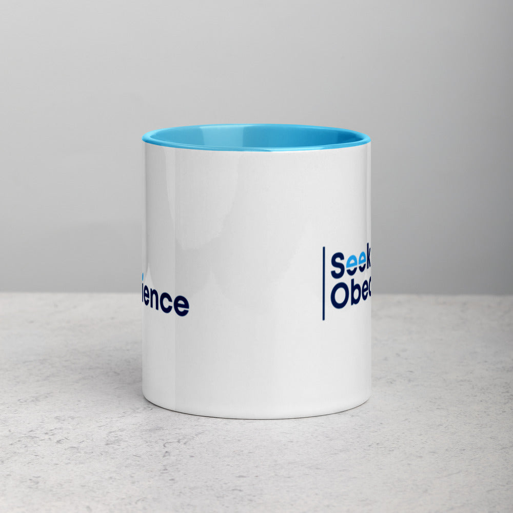 Seek Obedience Mug with Color Inside
