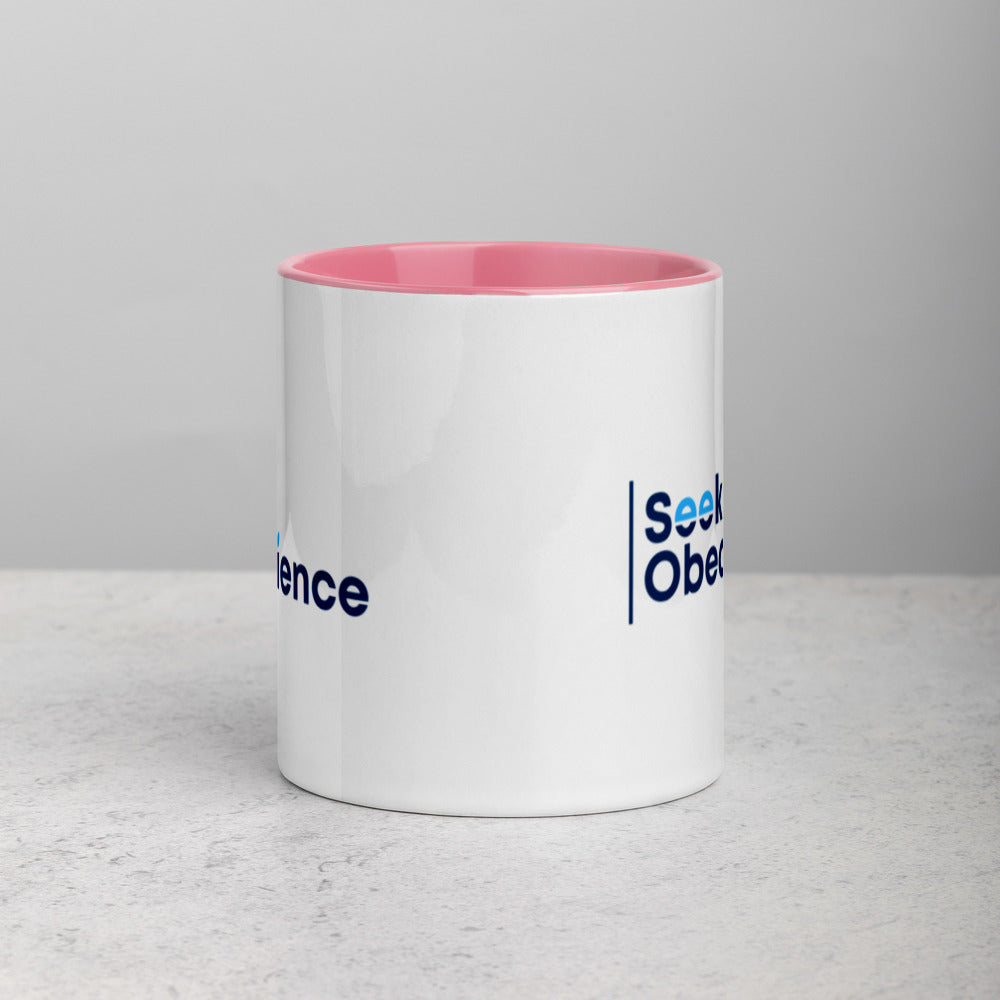 Seek Obedience Mug with Color Inside
