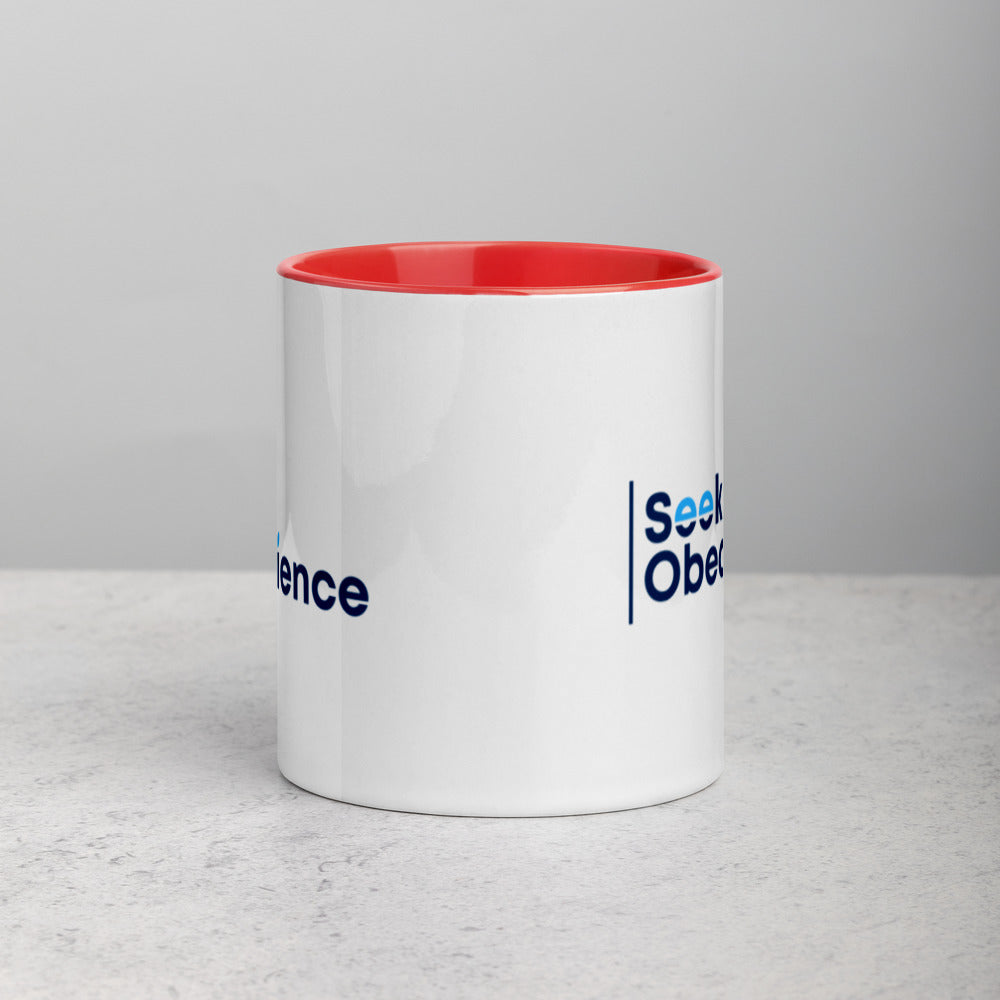 Seek Obedience Mug with Color Inside