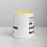 Do Everything In Love Mug with Color Inside